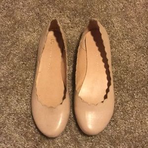 Scalloped Ballet Flats